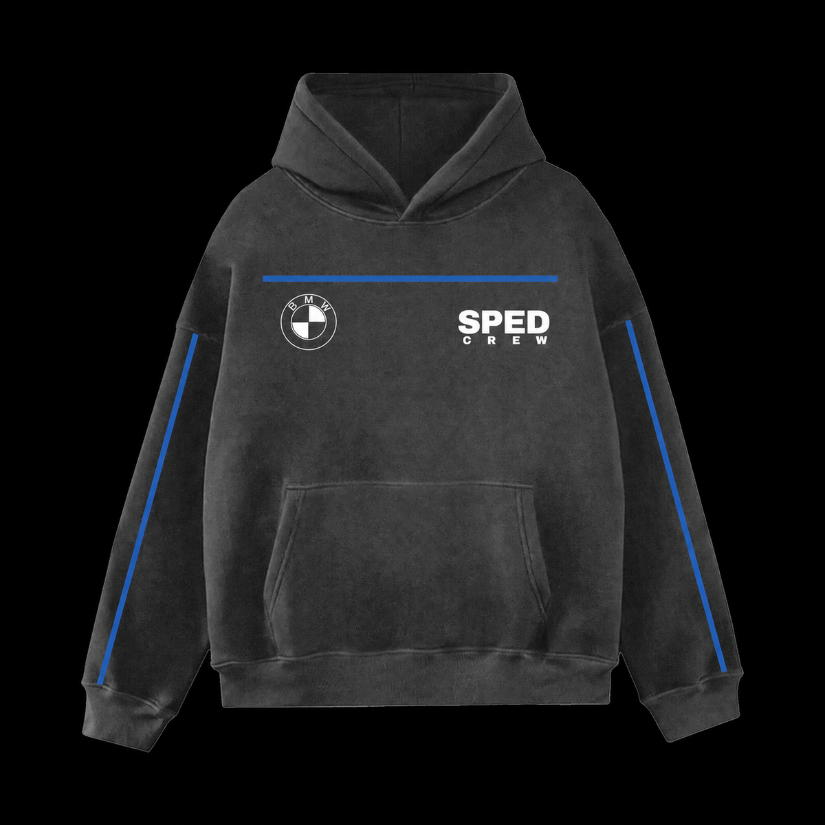 S1K Washed Moto Hoodie