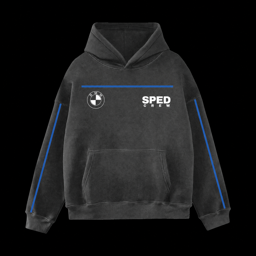 S1K Washed Moto Hoodie