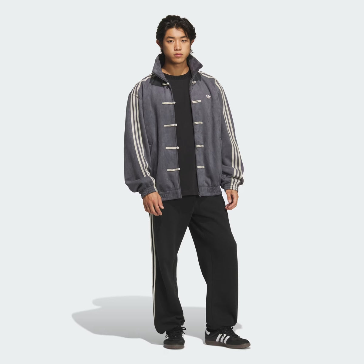 Adidas Chinese Jacket Dark Grey